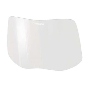 Plaque de protection extérieure pour casque de soudage, 4 pouce largeur, 6 pouce longueur, transparent, polycarbonate