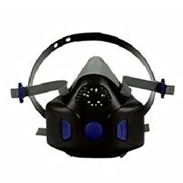 Respirator Reusable Half Facepiece, Small, Dark Gray