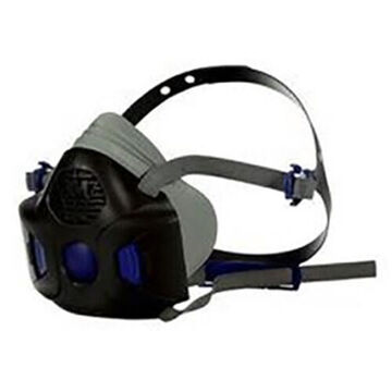 Respirator Reusable Half Facepiece, Small, Dark Gray