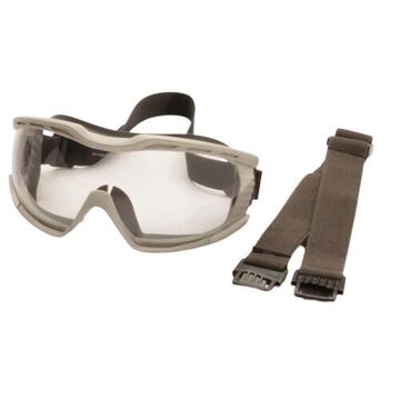 Safety Glasses, 540 mm lg, 2.3 mm thk, H2X Anti-Fog, Clear