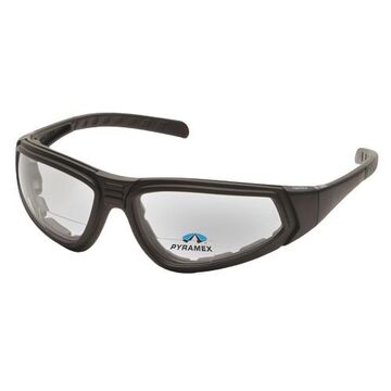 Eyewear Safety Reader, 1.5 Magnification, 136.5 Mm Wd, 163 Mm Lg, 2.3 Mm Thk, H2x Anti-fog, Clear, Foam Lined Frame