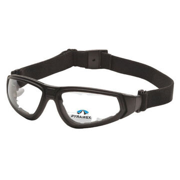 Adjustable Reader Eyewear, 2.0 Magnification, 136.5 mm wd, 163 mm lg, 2.3 mm thk, Anti-Fog/Anti-Scratch/Anti-Reflective, Clear, OTG Frame