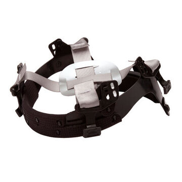 Suspension de rechange, 4 points, style capuchon, nylon, noir