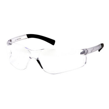 Eyewear Safety Reader, 1.5 Magnification, 137.5 Mm Wd, 154 Mm Lg, 2.3 Mm Thk, Universal, Anti-scratch, Clear, Frameless