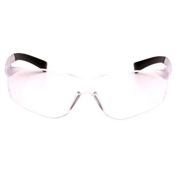 Safety Glasses Dark Tinted, 128 Mm Wd, 144 Mm Lg, 2.3 Mm Thk, Medium, H2x Anti-fog, Clear, Wraparound Frame, Clear