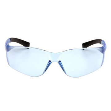 Safety Glasses, 137.5 mm wd, 154 mm lg, 2.3 mm thk, Medium, H2X Anti-Fog, Infinity Blue, Frameless, Infinity Blue