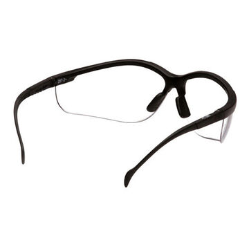 Eyewear Safety Reader, 2.0 Magnification, 142 Mm Wd, 150 To 163 Mm Lg, 2.2 Mm Thk, Anti-scratch, Clear, Half Frame