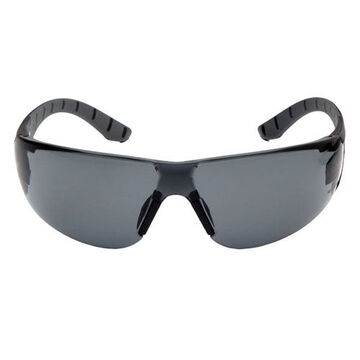 lunettes de protection, 124.7 mm largeur, 164 mm longueur, 1.8 mm d'épaisseur, H2MAX Anti-Fog, Gris, Noir-Gris