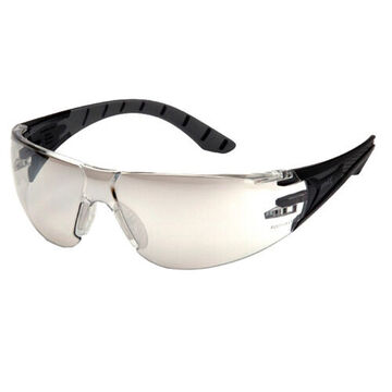 lunettes de protection, 124.7 mm largeur, 164 mm longueur, 1.8 mm d'épaisseur, Anti-Scratch, I/O Mirror, Noir-Gris