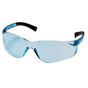 Safety Glasses, 137.5 mm wd, 154 mm lg, 2.3 mm thk, Medium, H2X Anti-Fog, Infinity Blue, Frameless, Infinity Blue