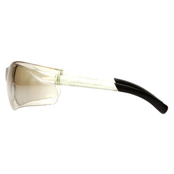 Safety Glasses, 137.5 mm wd, 154 mm lg, 2.3 mm thk, Medium, Anti-Scratch, I/O Mirror, Frameless, I/O Mirror