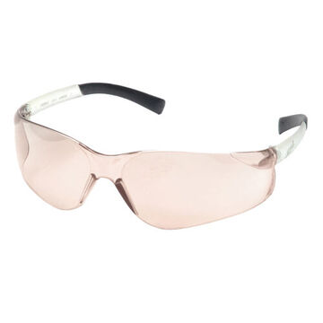 Safety Glasses, 137.5 mm wd, 154 mm lg, 2.3 mm thk, Medium, Infrared, Clear, Frameless, Clear