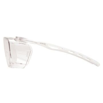 Safety Glasses, 132.5 mm wd, 160 mm lg, 1.8 mm thk, H2X Anti-Fog, Clear, Clear