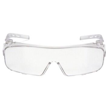 Safety Glasses, 132.5 mm wd, 160 mm lg, 1.8 mm thk, H2X Anti-Fog, Clear, Clear