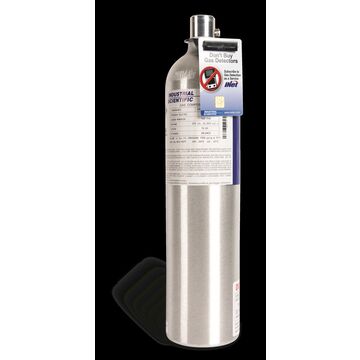 Calibration Gas Cylinder, 103 l, 3-1/4 Dia, 14 in ht Cylinder, 1020 psi, Odorless