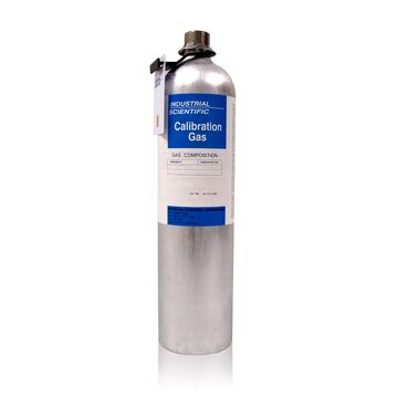 Cylindre de gaz d'étalonnage, 58 l, 3-1/2 pouce de diamètre, 14-1/4 pouce de hauteur Cylindre, 500 psi, piquant