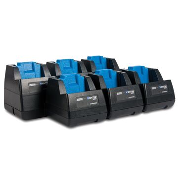 Chargeur de batterie 6 unités, 120 VAC