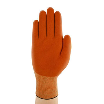 Medium-duty Safety Gloves, Neoprene/nitrile Palm, Orange, Left And Right Hand