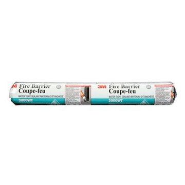 Mastic étanche à l'eau Fire Barrier, 20 oz, saucisse, gris, pâte, silicone