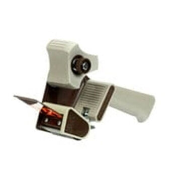 Tape Dispenser Box Sealing, Plastic/metal, Gray, Tan