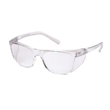 Lunettes de sécurité, largeur 136 mm, longueur 155 mm, épaisseur 2 mm, antibuée H2MAX, transparent, transparent