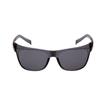 Lunettes de sécurité, largeur 136 mm, longueur 155 mm, épaisseur 2 mm, antibuée H2MAX, gris, gris