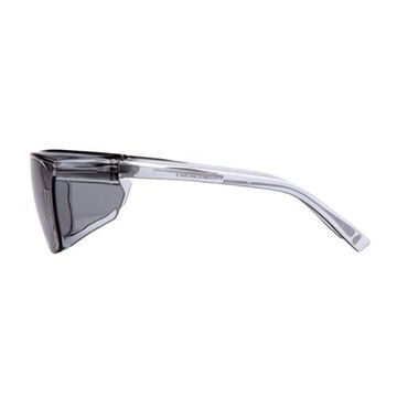 Safety Glasses, 136 Mm Wd, 155 Mm Lg, 2 Mm Thk, H2max Anti-fog, Light Gray, Frameless, Light Gray