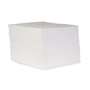 Oil Absorbent Pad, 17 in lg, 19 in wd, 28.5 gal, Polyproylene
