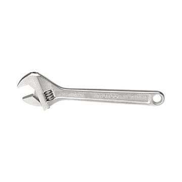 Clik-Stop Adjustable Wrench, 1-1/8 in, 8 in lg