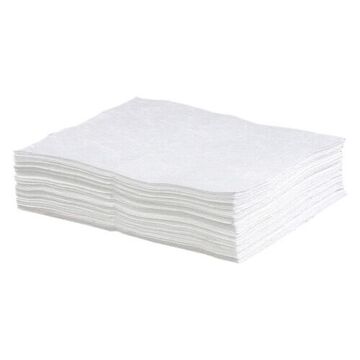 Absorbent Pad, 18 in lg, 16 in wd, 23 gal, Polyproylene