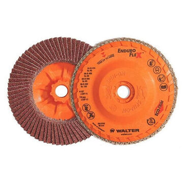 Disc One-step Finishing Abrasive, 5 In Dia, 5/8 -11 In Arbor/shank, 40 Grit