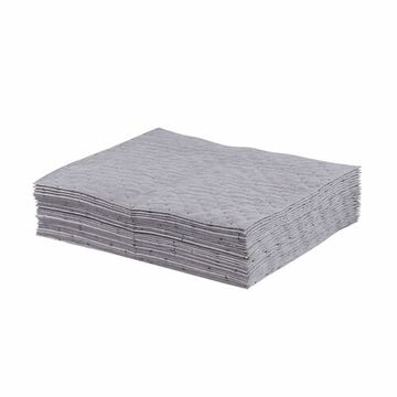 Feuille absorbante universelle lourde, 19 pouce lg, 15 pouce wd, polypropylène