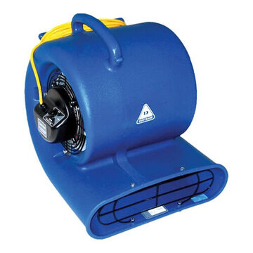 Air Mover, 0.5 hp (373 W), 115 VAC, 14 in lg