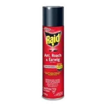 Ant Roach and Earwig Insect Killer, Can, 350 g Container, Aerosol, Colorless, Characteristic