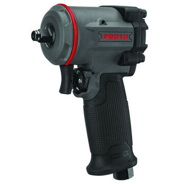 Air Impact Wrench, 3/8 in Drive, 1350 bpm, 445 ft-lb, 3 cfm