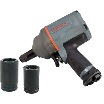 Air Impact Wrench, Square, 3/4 in Drive, 950 bpm, 1560 ft-lb, 7.1 cfm