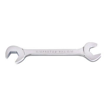 Angle Wrench, 13/16 in, Open End, 12 Points, 7-1/2 in lg