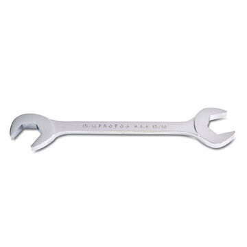 Angle Wrench, 15/16 in, Open End, 12 Points, 8-3/4 in lg