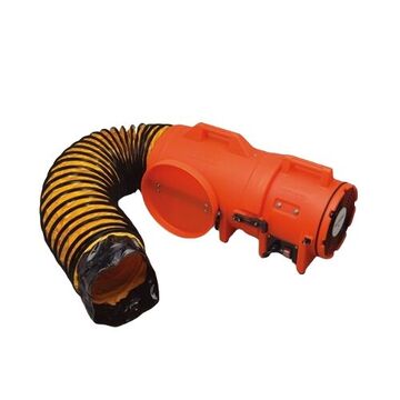 Axial Blower, 115 to 230 VAC, 1 HP, 831 cfm, Plastic