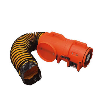 Axial Blower, 115 to 230 VAC, 1/3 HP, 831 cfm, Plastic