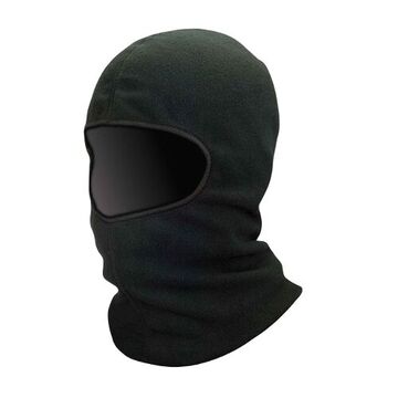 Balaclava, Long 320 G Polyester Fleece, Black