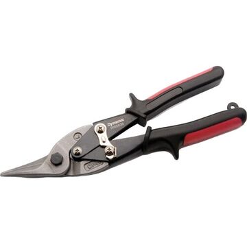 Left Cut Aviation Snip, 1.7 in lg Cut, 10 in lg