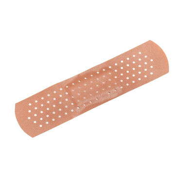 Rectangular/Square Bandage Strip, 3/4 in lg, 3 in wd, Plastic