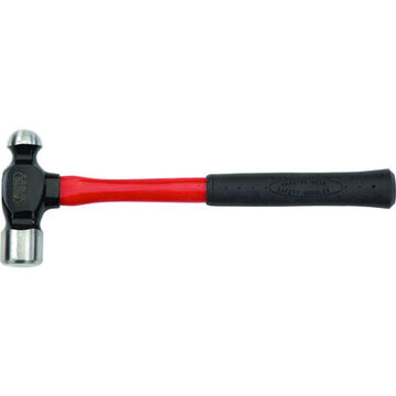 Ball Pein Hammer, 15-1/4 in lg, 32 oz, Forged Steel Head