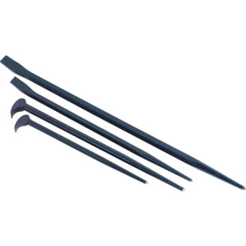 Pry and Rolling Head Bar Set, 4 Pieces, High Carbon Steel