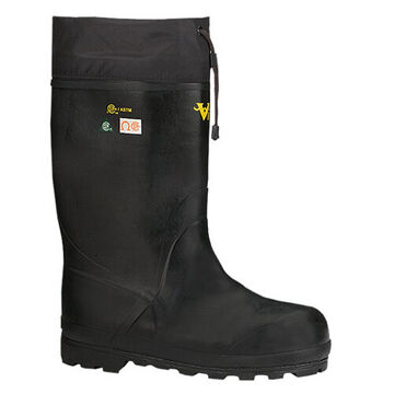 Extreme Boots, Natural Rubber Upper, Black