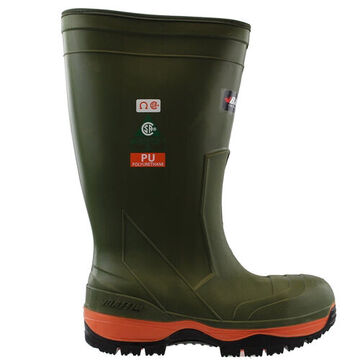 Bottes Ice Bear, homme, 10 pouce, tige en polyuréthane, vert