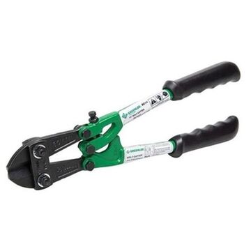 Standard Bolt Cutter, 1/4 in at RB85, 3/16 in at RC40, Rubber Grip Handle, Forged Steel Blade