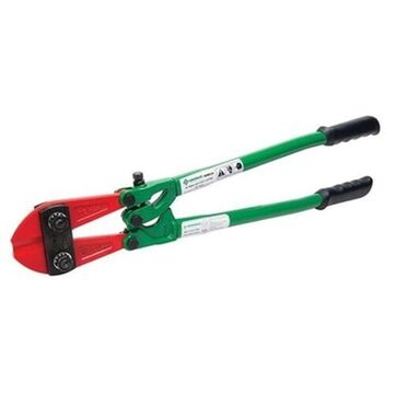 Heavy Duty Bolt Cutter, 3/18 in at RB85, 9/32 in at RC40, Rubber Grip Handle, Forged Steel Blade