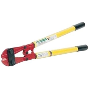 Heavy Duty Bolt Cutter, 5/16 in at RB85, 7/32 in at RC40, Fiberglass, Rubber Grip Handle, Forged Steel Blade